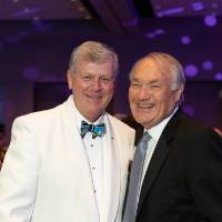 President Tom Haas with guest.